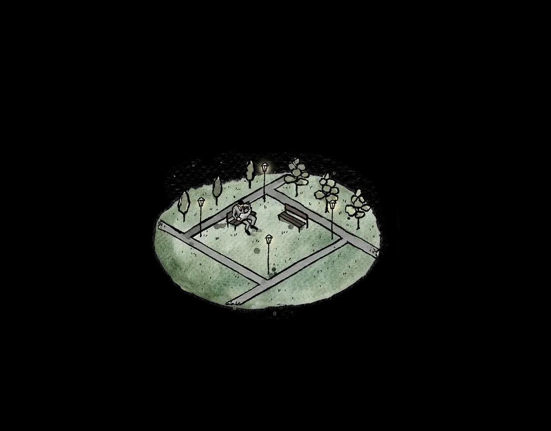 Illustrazione parco