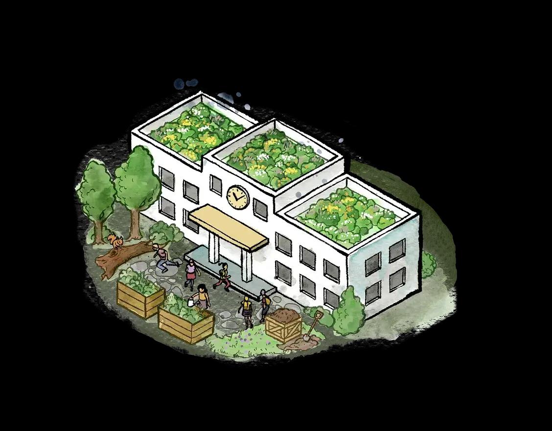 Illustrazione scuola